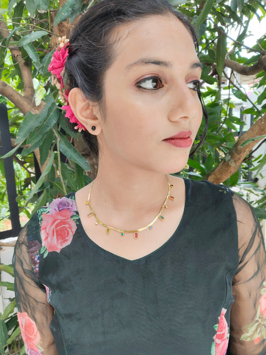 Verajewel Premium Quality Budget Friendly 22k Gold Plated Trendy and Elegant Western Chain