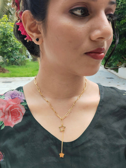 Starglint Premium Quality 22k Gold Plated Simple and Elegant Budget Friendly Western Chain