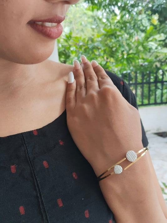 Imperium Premium Quality Budget Friendly Anti-Tarnished Openable Free Size Kada Bangle