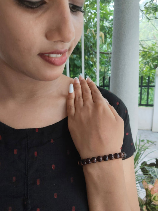 Cocoa Radiance Beaded Budget Friendly Bracelet Best Option For Return Gift