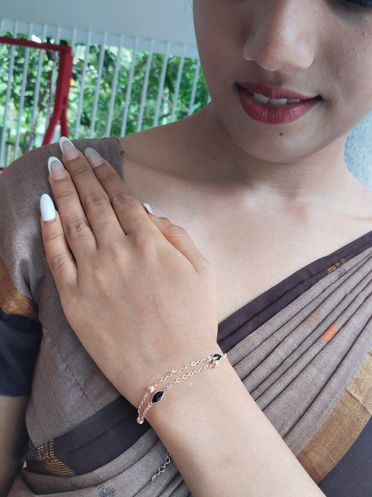 SunShadow Rose Gold Plated Budget Friendly Trendy and Stylish Bracelet