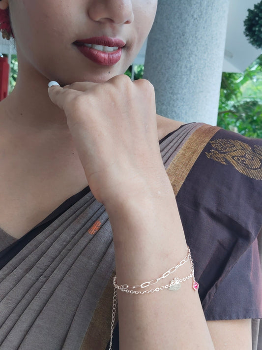 RoséBound Budget Friendly Rose Gold Finished Simple and cute Bracelet