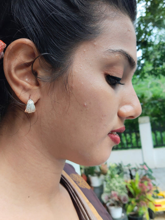 Golden Sway Premium Quality Xuping Branded Western Earring with AD Stones