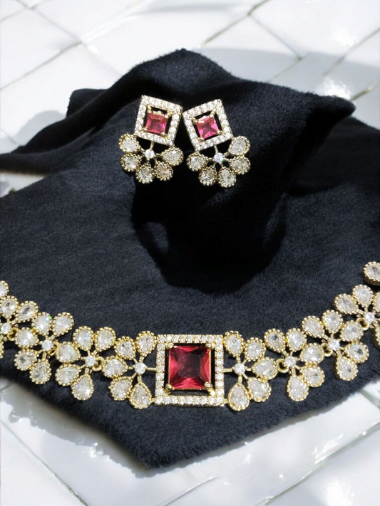 Gulzarika Premium Quality Victorian Choker Set