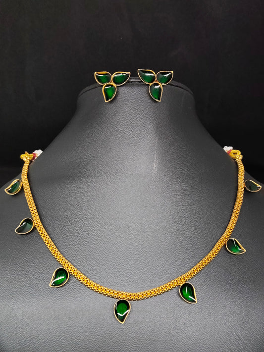 Anuraaga Budget Friendly Simple and Elegant Traditional Necklace Set