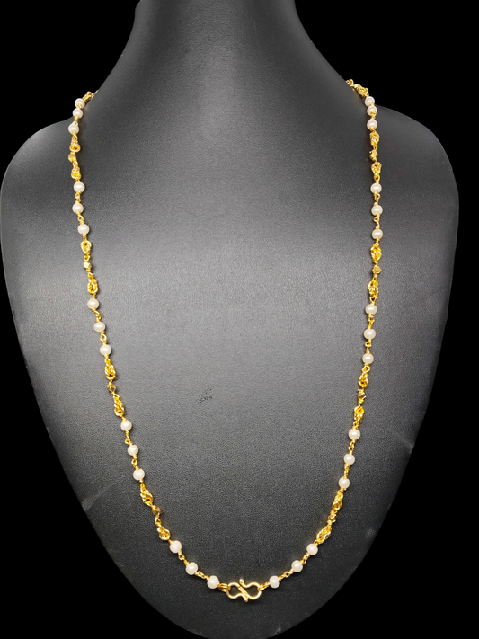 Muktavali Premium Quality Traditional Pearl Beaded Beautiful and Elegant Long Chain