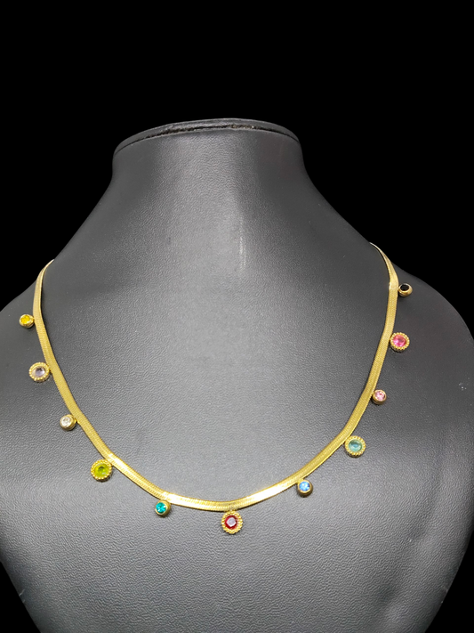 Chakralekha Premium Quality Budget Friendly 22k Gold Plated Trendy and Elegant Western Chain