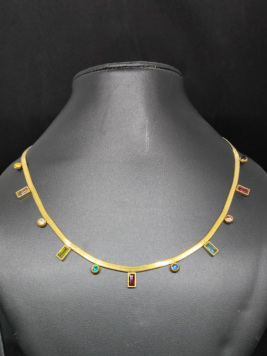 Verajewel Premium Quality Budget Friendly 22k Gold Plated Trendy and Elegant Western Chain