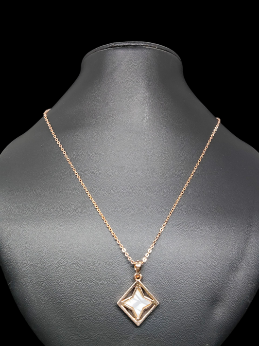 Nakshira Budget Friendly Rose Gold Finished Simple and Elegant Western Chain