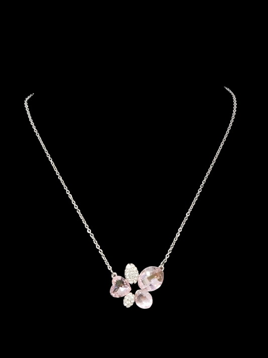 Rosewhisper Premium Quality Silver Plated Simple and Elegant Western Chain with Pendant