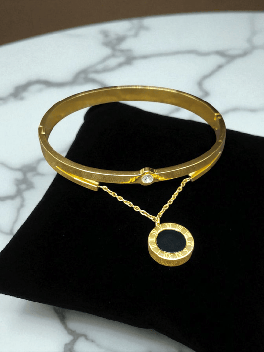 Timelash Premium Quality Anti-Tarnished Budget Friendly Reversible Kada Bangle