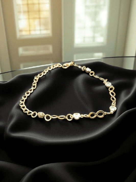 Boundless Love Budget Friendly Daily Wear 18k Gold Plated Stylish and Trendy Bracelet