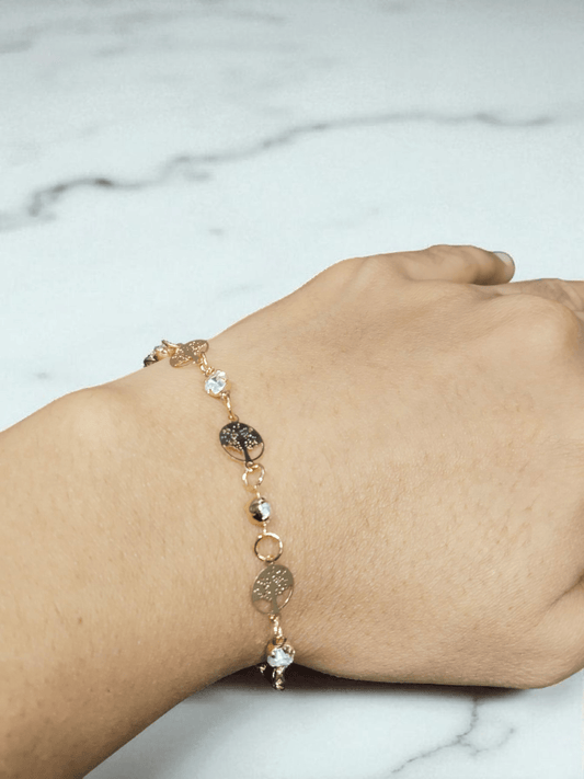 Roots of Gold Budget Friendly Daily Wear 18k Gold Plated Stylish and Trendy Bracelet