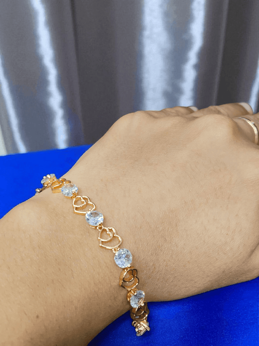 Purely Yours Premium Quality 18k Gold Plated Budget Friendly Trendy and Stylish Bracelet