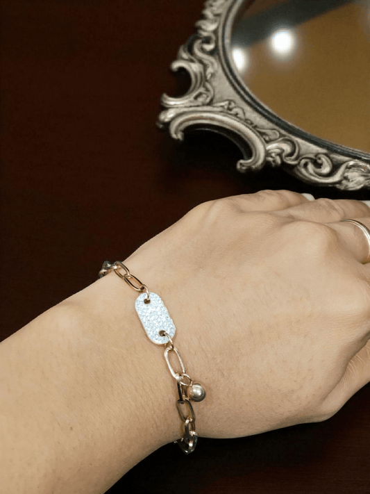 Fortuna Link Premium Quality Rose Gold Plated Budget Friendly Trendy and Stylish Bracelet