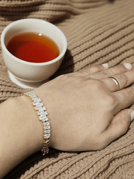 RegalTide Premium Quality 22k Gold Plated Budget Friendly Trendy and Stylish Bracelet