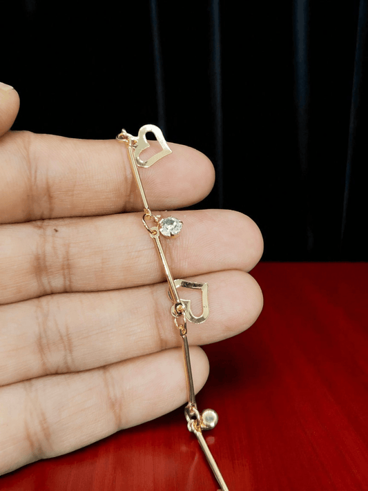 Dainty Desire Bracelet Budget Friendly Daily Wear 18k Gold Plated Stylish and Trendy Bracelet