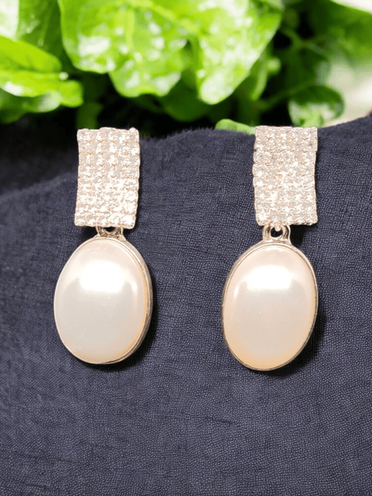 OpalElegance Light Weight and Stylish Budget Friendly Western Pearl Earring