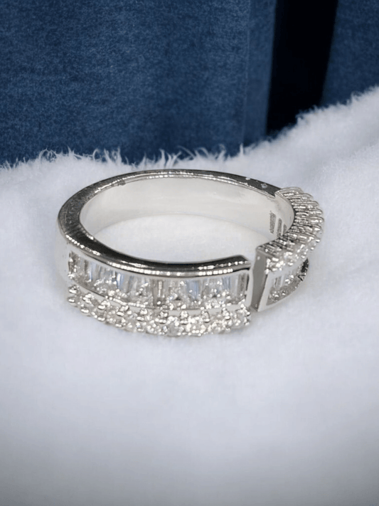 Silver Sync Silver Plated Budget Friendly Adjustable Simple and Stylish Ring