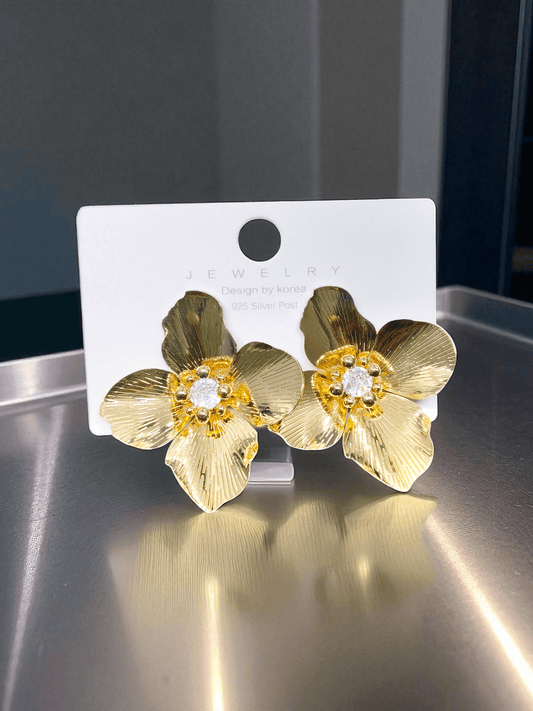 FleurGlow Premium Quality Budget Friendly Anti-Tarnished Statement Earring