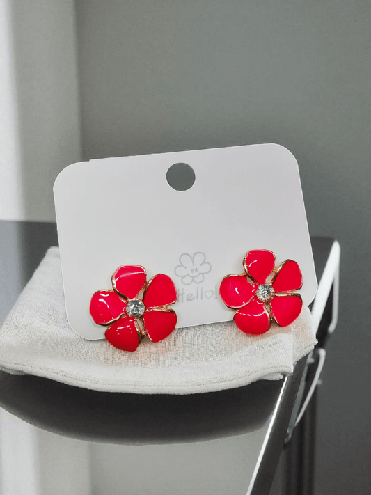 CrystalCornflower Budget Friendly Floral Design Elegant Earring