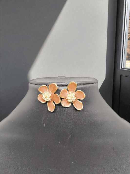 GlitterPetal Budget Friendly Floral Design Stylish and Elegant Earring
