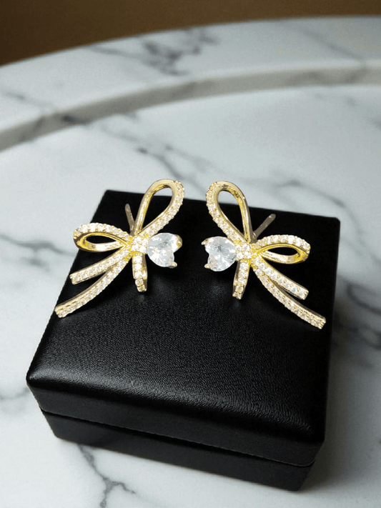 SparkleTie Premium Quality Budget Friendly AD Stoned Trendy and Stylish Statement Earring