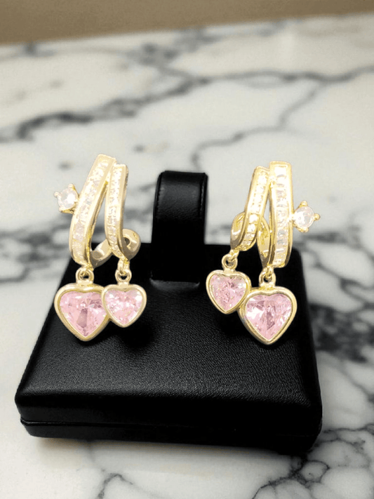 RoséHearts Premium Quality Budget Friendly Stoned Trendy and Stylish Statement Earring