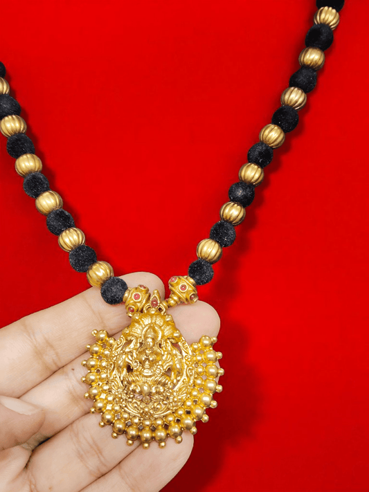 Devi Shringar Premium Quality Light Weighted Beaded Traditional Mid Length Chain available in 2 Colors