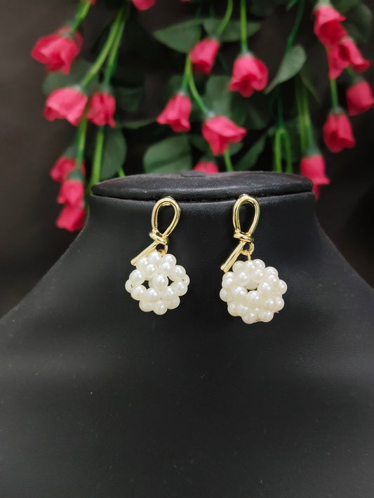 Freshwater Pearl Cluster Budget Friendly Simple and Stylish Earrings