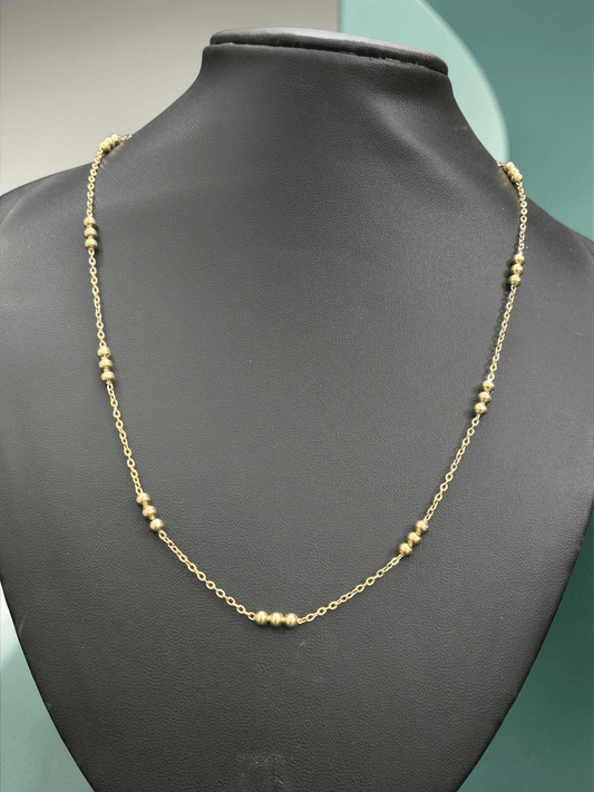 Minimalist Treasure Thin and Simple Premium Quality 18K Gold Plated Daily Wear Western Chain