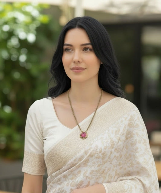 Aarohi Emerald Budget Friendly Traditional Ratna Mangalsutra Combo Set