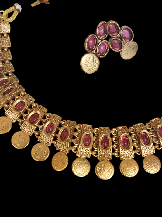 Ratna Maalika Premium Quality Traditional Antique Necklace Set
